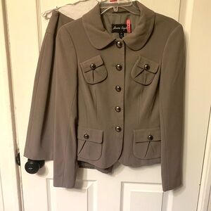 Women's beige suit skirt and matching  Jacket